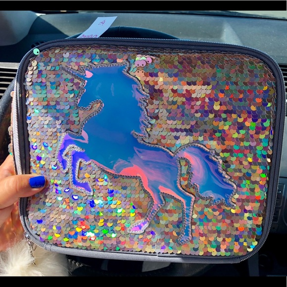 justice lunch box unicorn
